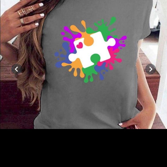 🧩AUTISM AWARENESS TEE 🧩 - Picture 3 of 4